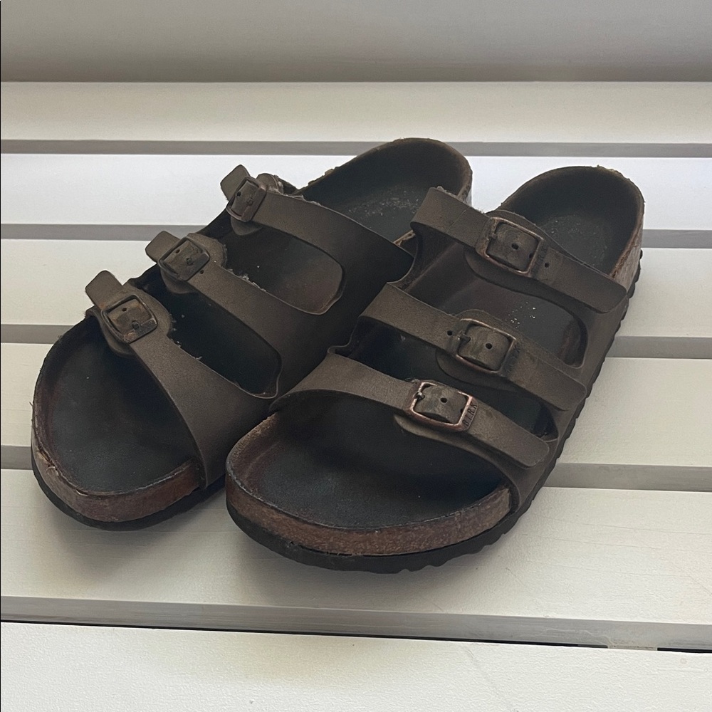 Triple-Strap Buckle Birkenstocks